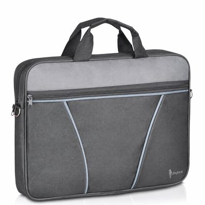 Antrasit Gri Laptop Evrak Çantası — Logo Baskılı