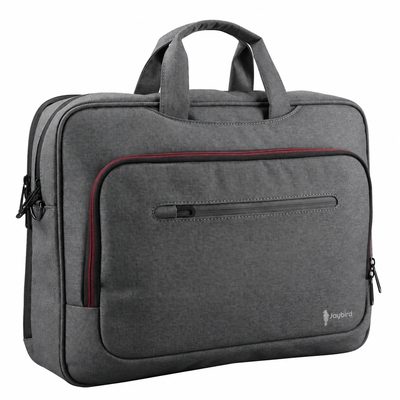 Antrasit Melanj Laptop Evrak Çantası — Logo Baskılı
