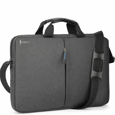 Antrasit Melanj Laptop Notebook Çantası — Logo Baskılı