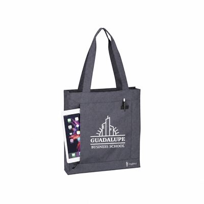 Antrasit Omuz Askılı Seminer & Konferans Çantası — Logo Baskılı
