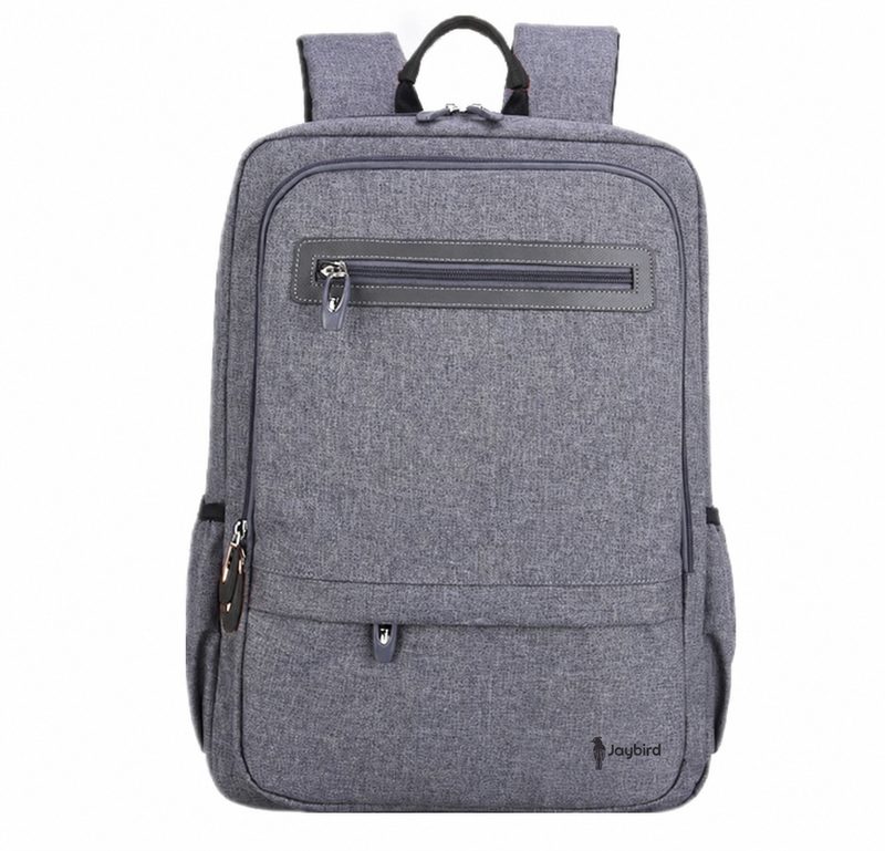 Grey Classic Laptop Backpack