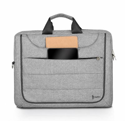 Gri Melanj Konferans Evrak ve Laptop Çantası — Promosyon Kurumsal