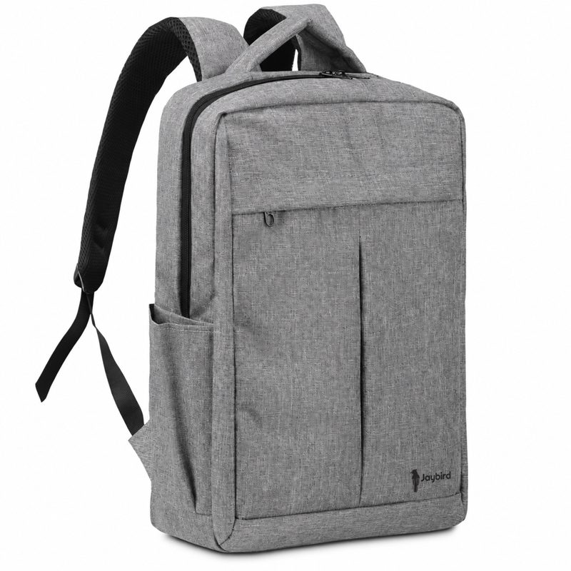 Grey Melange Slim Laptop Backpack