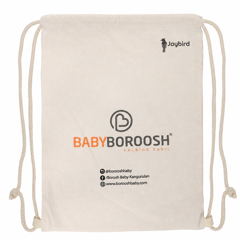 Natural Canvas Drawstring Backpack