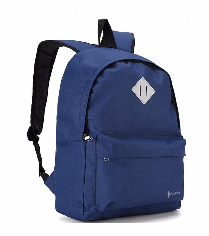 Navy Backpack with Reflective Detail