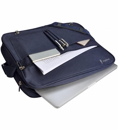 Lacivert VIP Laptop Evrak Çantası — Logo Baskılı