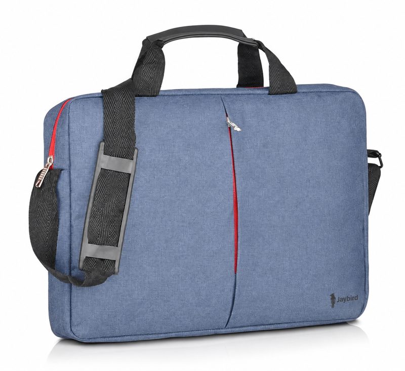 Denim Blue Conference and Laptop Document Bag with Shoulder Strap