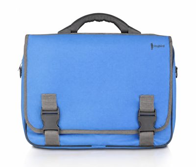 Mavi Kapaklı Tokalı Evrak & Laptop Çantası — Logo Baskılı Kurumsal Notebook Çantası