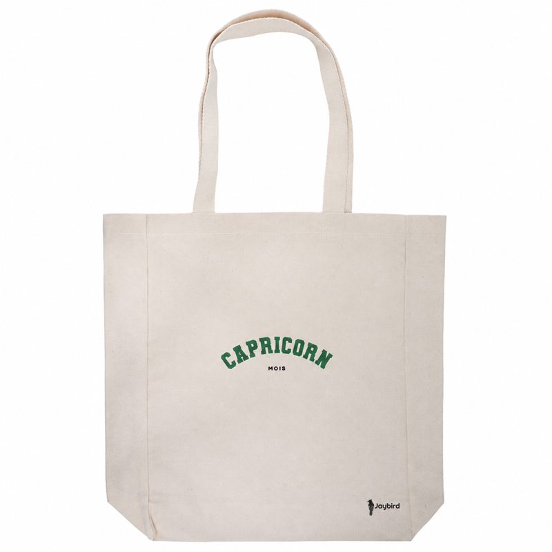 Naturel Krem Gabardin Bez Alışveriş Çantası — Logo Baskılı Promosyon Tote