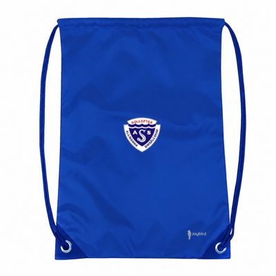 Saks Mavi Büzgülü Sırt Çantası — Logo Baskılı Kurumsal Promosyon