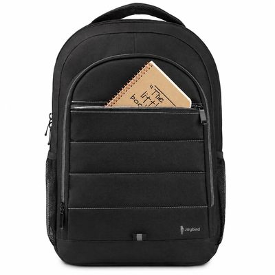 Siyah Fonksiyonel Laptop Sırt Çantası — Logo Baskılı