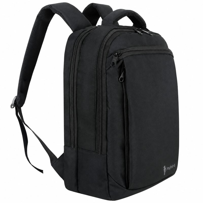 Black Slim Business Laptop Backpack