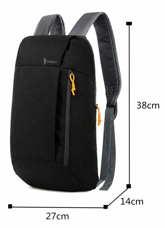 Siyah Küçük Boy Sırt Çantası 27x38x14 cm — Hafif Logo Baskılı Promosyon Sırt Çantası