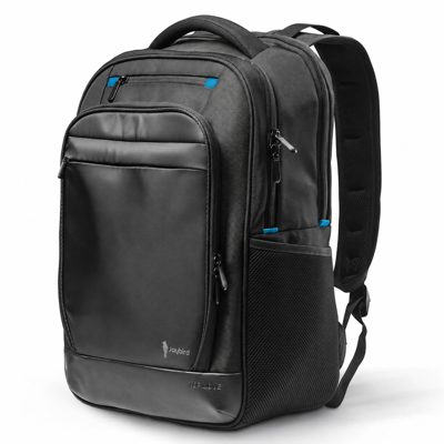 Siyah Premium Laptop Sırt Çantası — Ballistic Kumaş Logo Baskılı Kurumsal Promosyon
