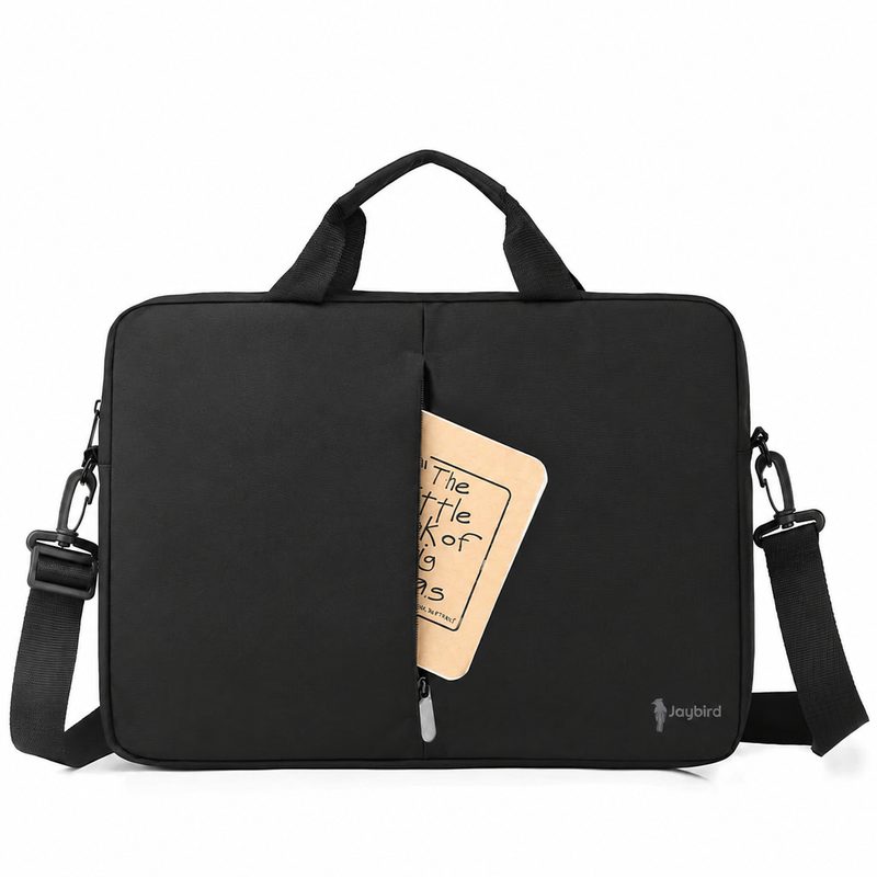Black Slim Laptop Bag