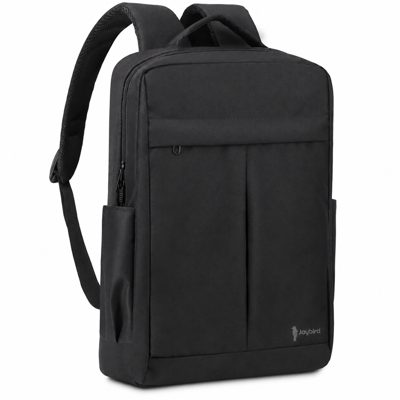 Siyah Slim Laptop Sırt Çantası — Logo Baskılı Kurumsal Promosyon