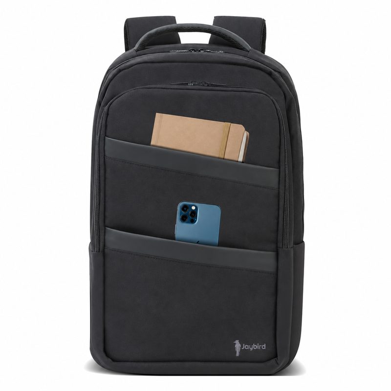 Black Slim Business Laptop Backpack